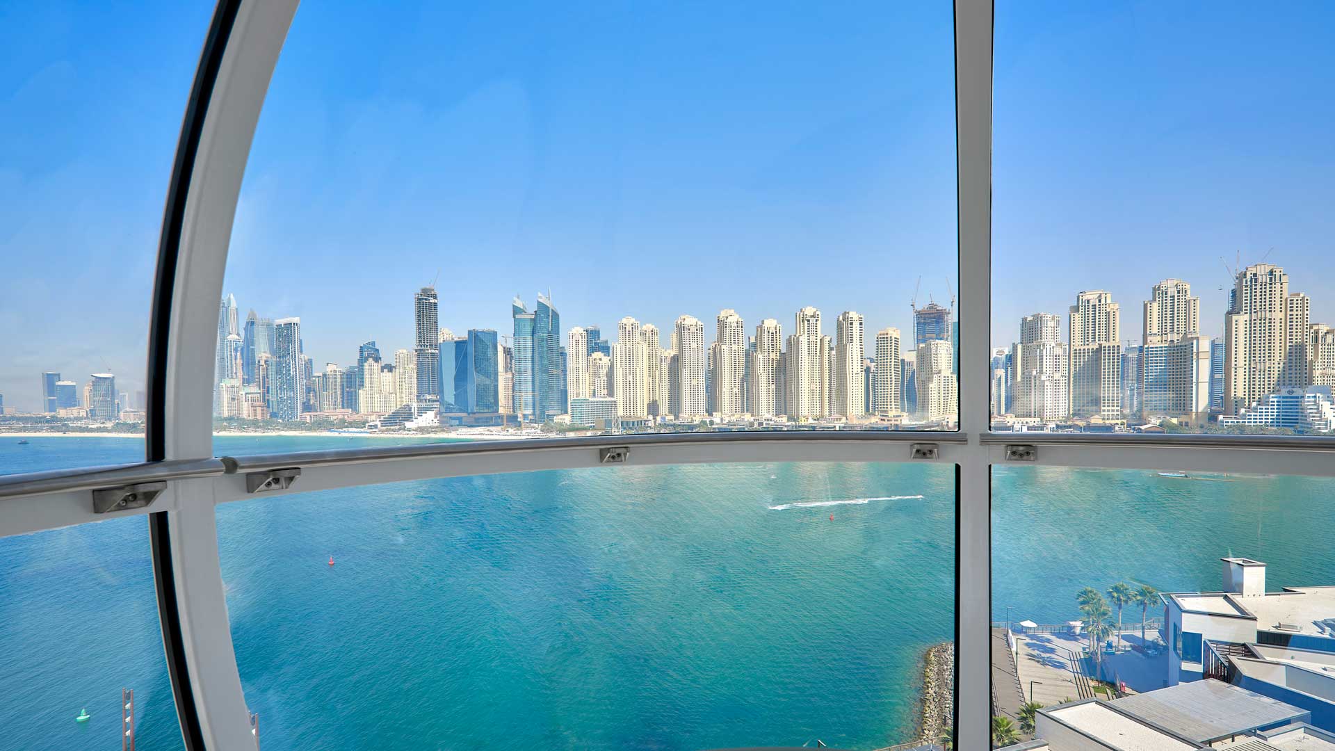 Incredible views of Dubai Marina from Ain Dubai